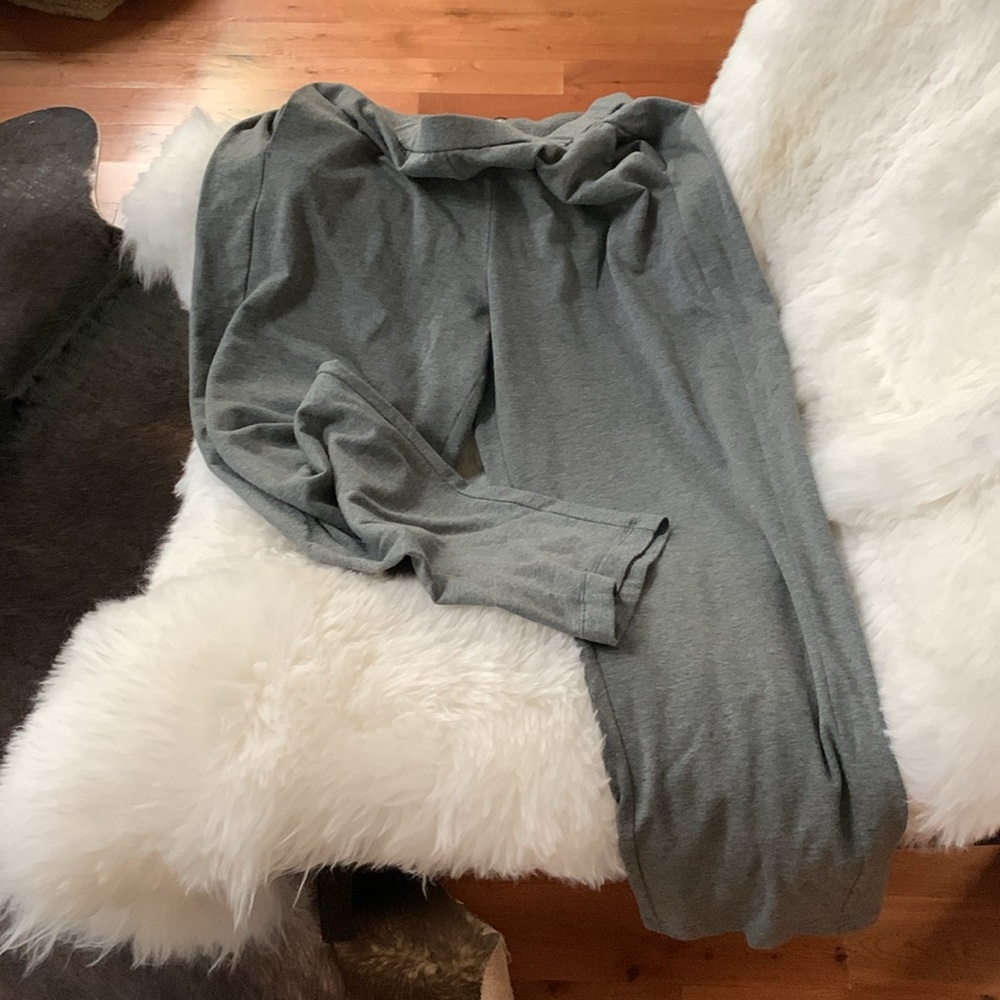 NWT Eileen Fisher Ash Cozy Brushed Hug Terry Slouchy pants